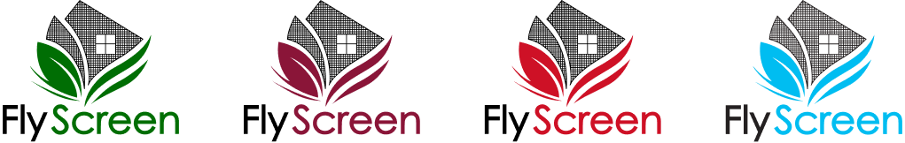 FlyScreen logo color variations