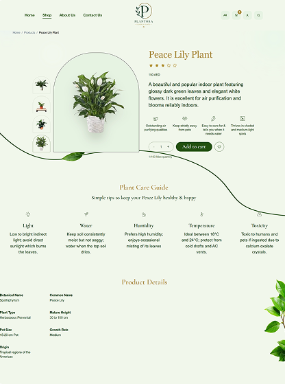 Plantora mobile screen 3